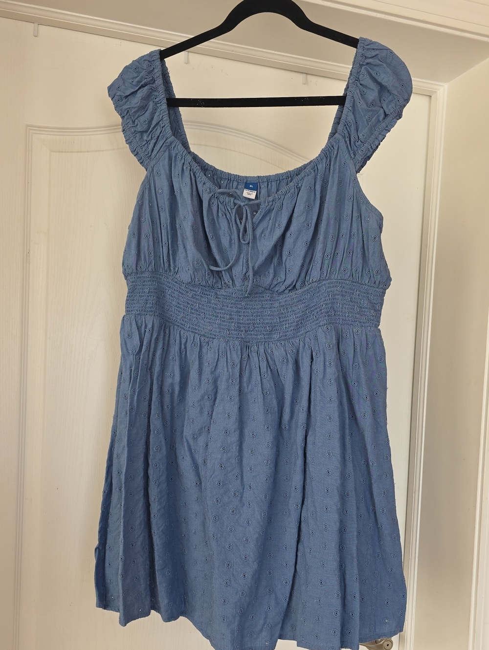 Old Navy Light Blue Eyelet Sundress